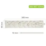 Leaf wreath twine Silicone Mould
