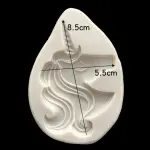 Unicorn face silicone mould