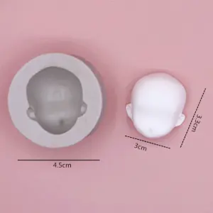 Baby Face Baby Head silicone Mould style 2
