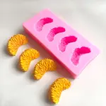 4 cavity Orange fruit Silicone mould