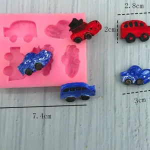 5 cavity car silicone mould