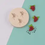 3 Cavity grapes fruit Silicone mould