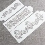 3 pcs Cake Stencil Fondant Cake Border Decoration Stencils style 3
