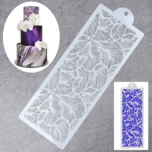 1 pcs leaf Cake Border Decoration icing Stencils set style 5