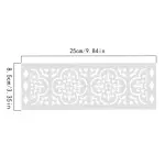 1 pcs Cake Border Decoration icing Stencils set style 6