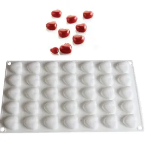 35 cavity heart Silicone Mould for mousse,baking,desserts etc