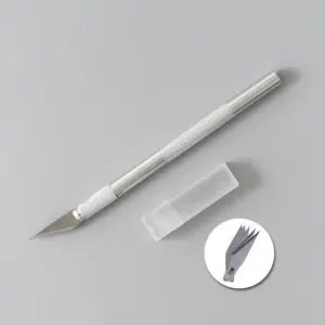 ACTO Knife Crafts Steel Cutter Tool with 5 Interchangeable Sharp Blades