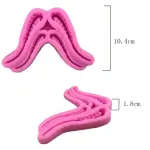 European S Scroll Cake Embossed silicone Mould