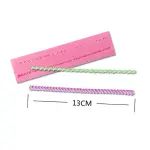 2 CAVITY Knit Rope Pearl Twist Rope Silicone Mould style 2