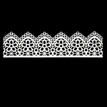 Crown floral Lace silicone mould