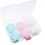 10 pcs Edible snowflake Wafer Paper cake topper