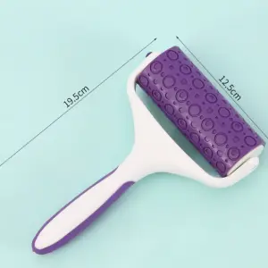 Circle Textured Rolling Pin Embossed Rolling Pin