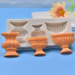 Flower pot urns Vase shape Silicone Mould