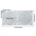 2 cavity Honey Bee comb with honey bees chocolate garnish mould