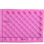 Quilted Pattern texture mat silicone Mould