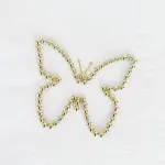 1 pcs Pearl Butterfly butterfly topper