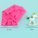 3D Unicorn Rocking horse toy silicone mould