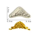 Classic European Embossed crown boarder silicone Mould