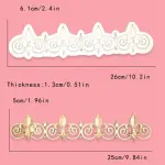Baroque Style European Rimmed boarder Silicone mould