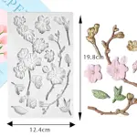 Peony Camellia Lily of The Orchid Daffodil Plum Fondant silicone mould