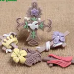 5 Cavity Christian Cross Mould style 2