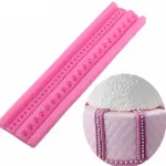 Hemp Rope pearl boarder Silicone Mould