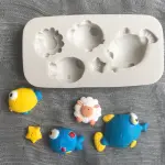 Cute fish theme silicone mould