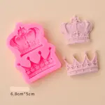 2 cavity Crown silicone mould