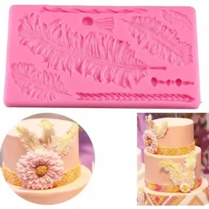 Large Feather and Ropes Silicone Mould