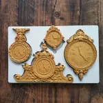 European Retro Clock Silicone Mould