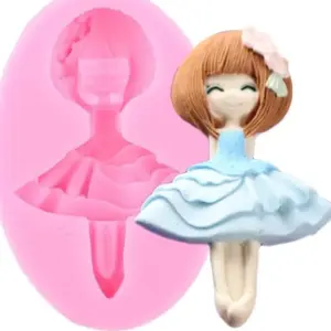 Ballet Girl Silicone Mould style 3