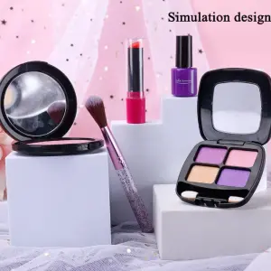 5 pcs Realistic makeup theme cake toy topper set