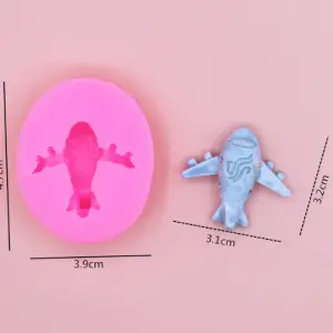 3D Aeroplane fondant mould
