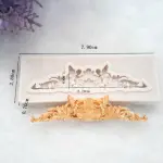 Two Angel with wings vintage silicone mould
