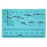 Seaweed Seashell Coral Starfish Silicone mould