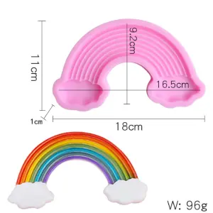 3D Cloud rainbow Silicone mould