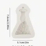 Wedding Dress Silicone Mould style 2