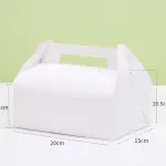 5 Pcs Metallic White Box with Tray - Big
