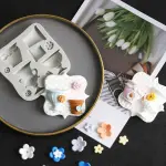 9 Cavity Flower Pots Urns Vase Silicone Mould
