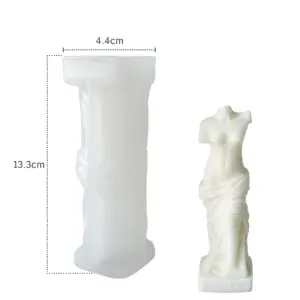 3D Goddess Silicone Candle Mould