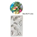 Tropical Birds Flamingo Parrot Silicone mould