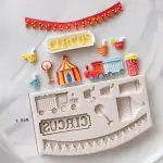 Circus theme silicone mould