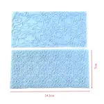 2 pcs floral Texture Fondant Embossing Impression sheet