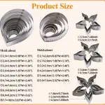23pcs Set Rose Petal Cutter Set Gum Paste Fondant Cake Cutters set
