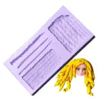 Doll Hair Texture silicone Mould