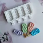 Abstract rectangle Silicone Cakesicle Mould