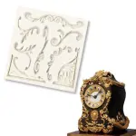 Classic corner border silicone mould