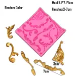 Classic corner border silicone mould