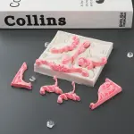 Classic corner border silicone mould