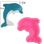 1 cavity Large Dolphin fondant silicone mould
